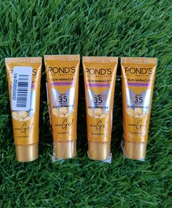 4 Pcs Ponds Gel Sunscreen