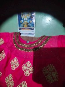 Pink Embellished Anarkali Dress