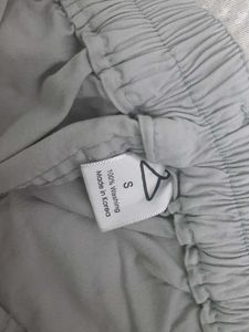 Gray Casual Pants