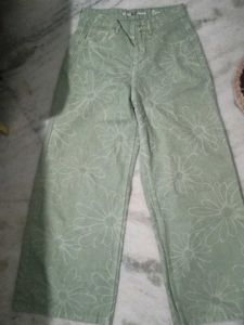 Floral Wide Leg Jeans