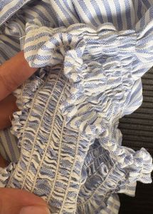 Striped Bow Crop Top