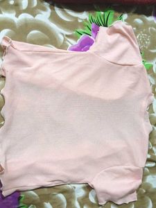 Open Button Crop Top