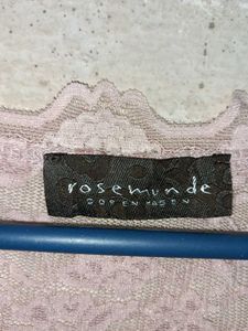 Partywear See-through Lace Shirt Top Pink