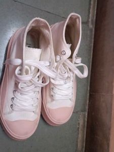 High Top Canvas Sneakers