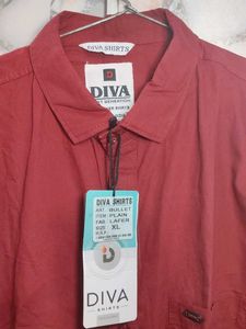 Burgundy Diva Shirt - Classic Style