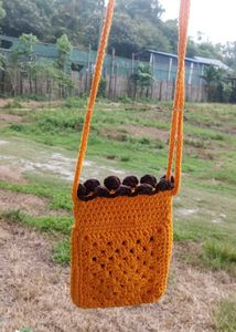 Crochet Heart Bag