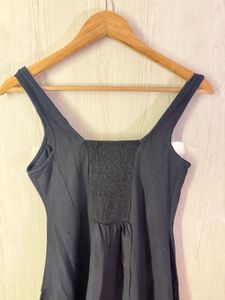 Classic Black Waist Hugging Dress