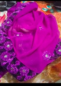 NU YR 💥Offer💜🎆Gorgeous Look Saree😍