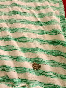 Striped Green &amp; White Top