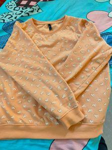 New Peach Sweatshirt Size:XL