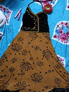 Y2K Haulter Neck Velvet Dress