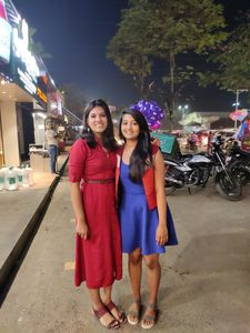 H&amp;M Royal Blue Skater Dress