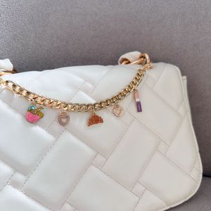 croissant bag charm