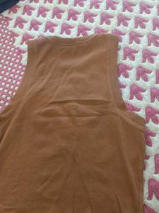Brown &#39;London City&#39; Tank Top