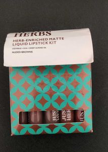 Herb Enriched Matte Liquid Lipstick Kit- Set of 5