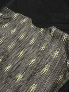 Elegant Brown Printed Kurta