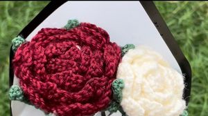 🌹 Crochet Rose Bouquet