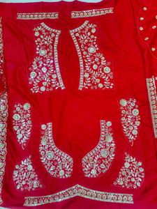 Red Embroidered Lehenga Choli