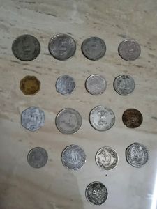 Random Indian And Foreign Coins