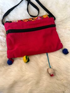 Frida Kahlo Embroidered Crossbody Bag