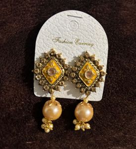 Yellow Earrings