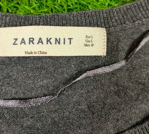 Imported Stylish Grey Pullover Sweater