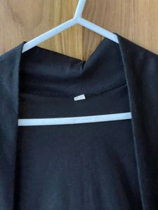 Black XL overcoat