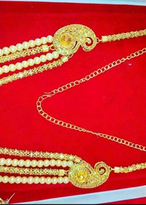 Elegant Pearl Necklace Set