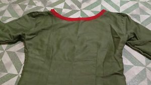 Green Kurta Palazzo Set