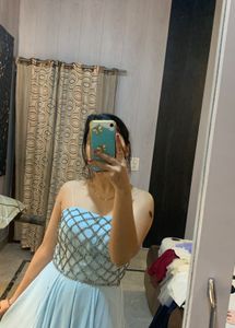 Beautiful Glitter Stone Gown💙🦋🎀