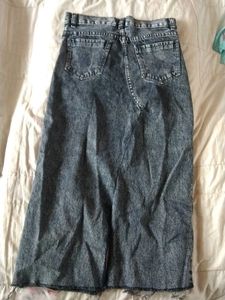 Denim Maxi Skirt