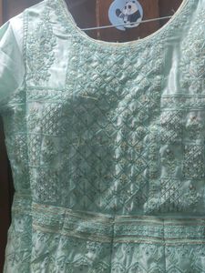 Elegant Embroidered Ethnic Gown