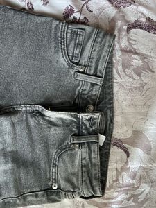 H&amp;m Grey Denim (low Waist)