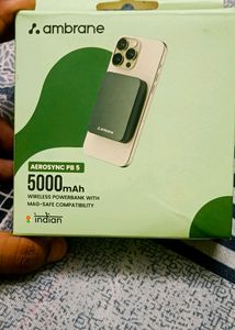 Ambrane Aerosync Pb5 magsafe Wireless powerbank