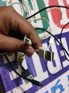 3 used data cables