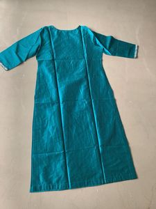Beautiful Green Kurta With Embroidery