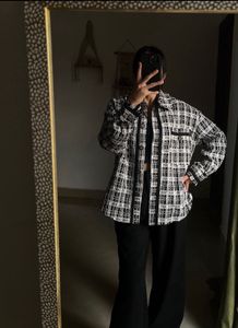 Chic Plaid Tweed Jacket