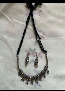 Combo Of 2-Oxidized Jewellery Sets With Earrings