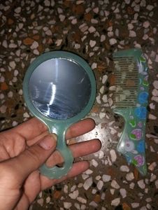 Mini Mirror And Comb