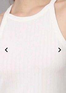 Very pretty Elegant White Midi Dress 😍