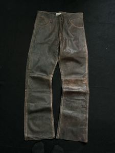 Y2K Leather Jeans Tommy Hilfiger