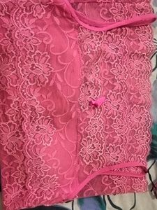 Lightly Padded Camisole In Net Fabric
