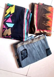 3 Women's Sarees