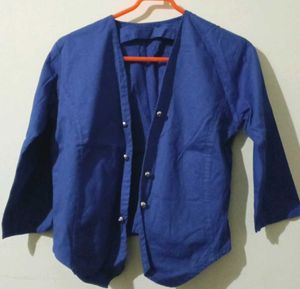 Blue Button-Down jacket