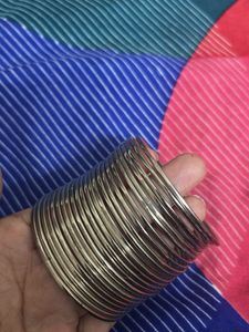 silver bangles