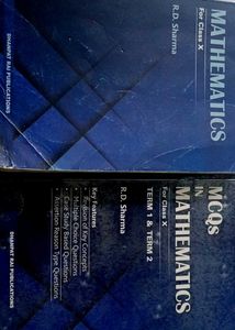 R.D. Sharma Mathematics for Class X+ MCQ IN MATHEM