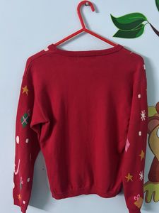 H&amp;M Unisex Kids Christmas Print Sweater 8-10yr