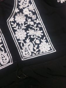 Black Chicken Curry Peplum Kurti