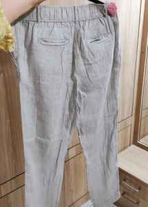 Marks &amp; Spencer Linen Tapered Trousers