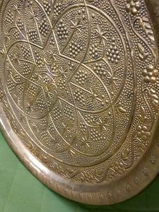 Antique Brass Platter Thaal